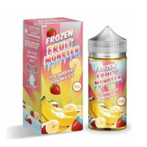 Frozen Fruit Moster Strawberry Banana Ice 100 ml.