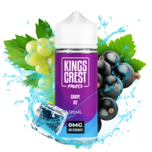 Kings Crest Fruits Grape Ice 120ml.